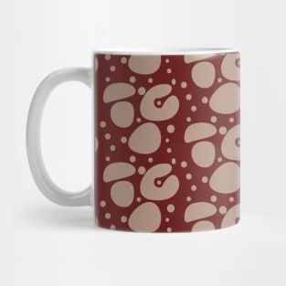 Red Shape Pattern background Mug